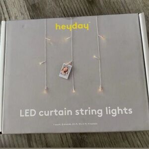 heyday Curtain LED String Lights - Warm Yellow Glow